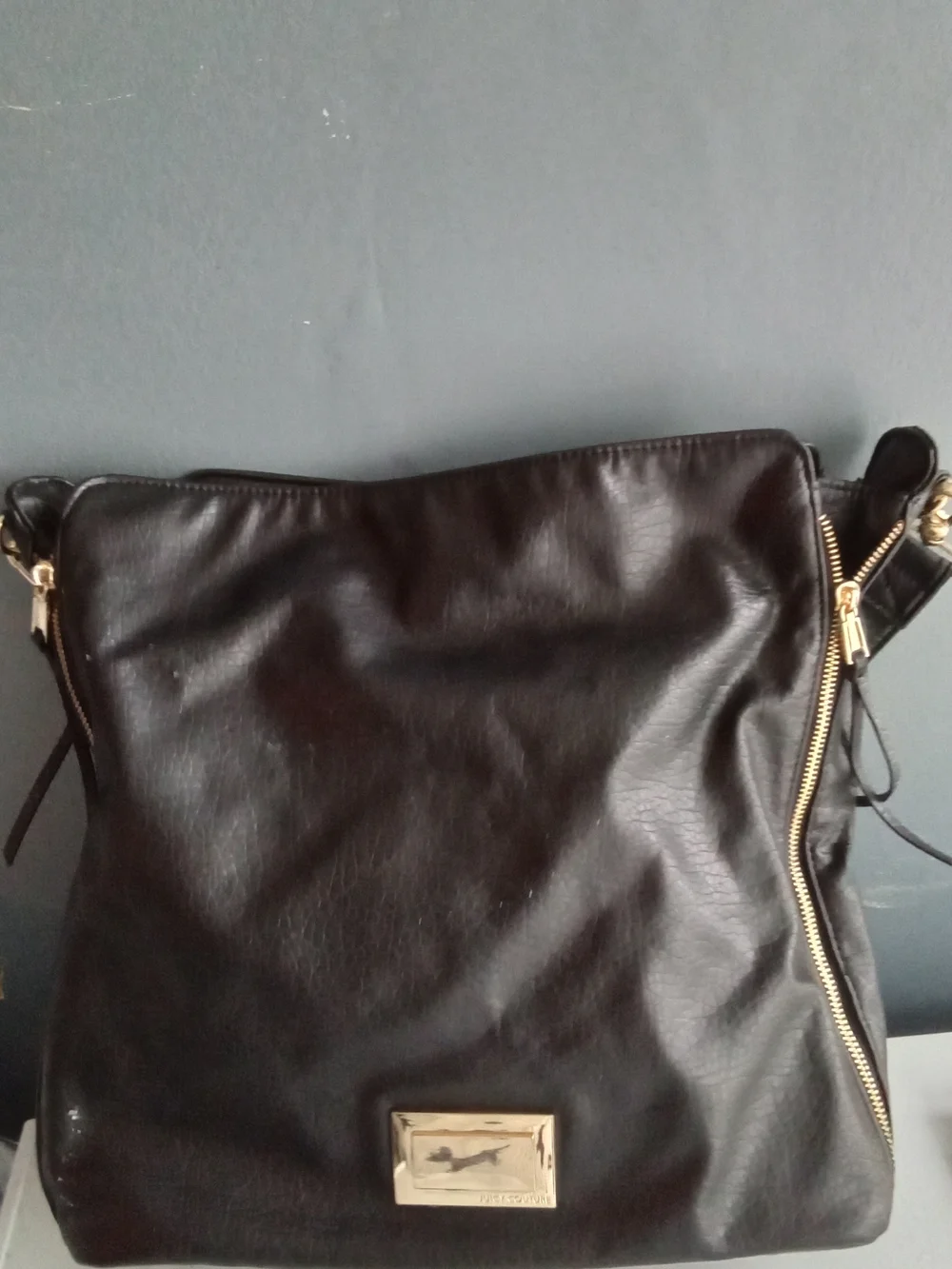 Juicy Couture Black Shoulder Hobo with Gold‎ Hardware